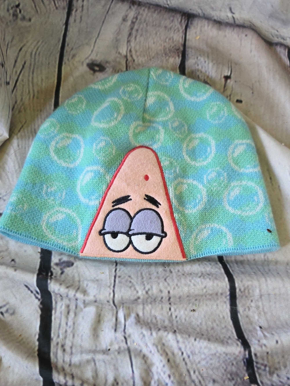 Vintage Universal Studios Spongebob Patrick Beanie